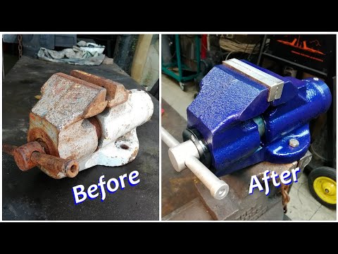 Реставрация тисков из металоприёмки/Rusty Vise -  Restoration