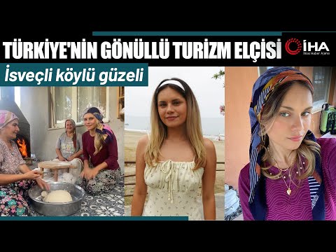 İsveç'ten Alanya'ya Yerleşen Nicole Köyde İnekleri Sağıyor Tandırda Ekmek Yapıyor