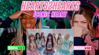 Download lagu Hearts2Hearts 하츠투하츠 'ICONIC HEART' MV reaction mp3