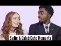 Sadie Sink Caleb McLaughlin Cute Moments Part 2