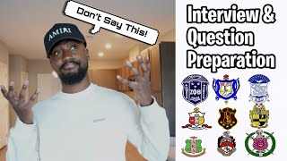 TOP SECRETS to Stand Out in Greek Fraternity/Sorority Interview (RUSH) | NPHC advice