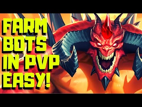 How To Farm Bots In PvP In Mercenaries!