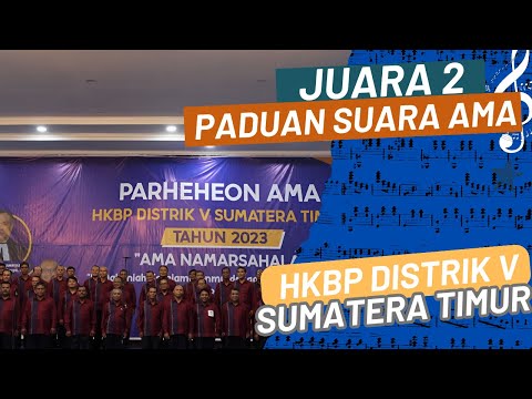 JUARA 2 FESTIVAL KOOR AMA HKBP DISTRIK V SUMATERA TIMUR