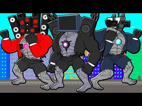 ALL SERIES OF MUSCLE BOSSES TV MAN CAMERAMAN SPEAKERMAN! Skibidi Toilets Cartoon Animation