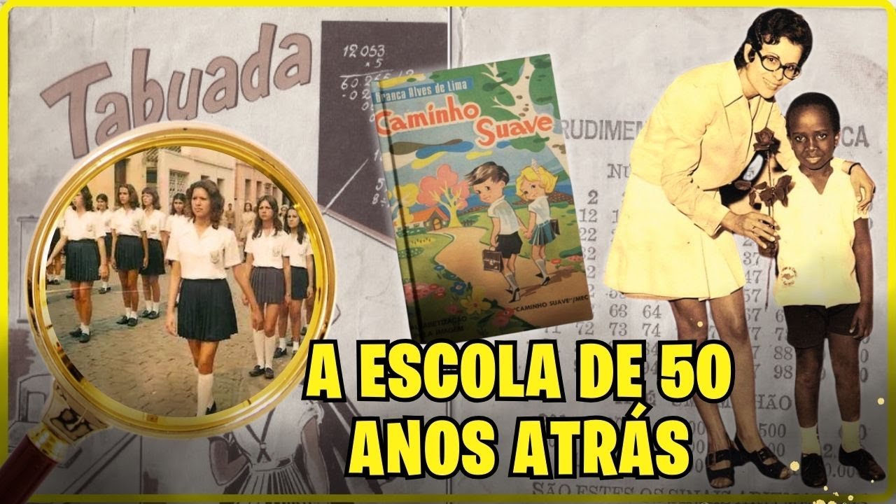 👨‍🎓📚Como Era Ir à Escola Há 50 Anos, Na Década De #1970s #alfabetização