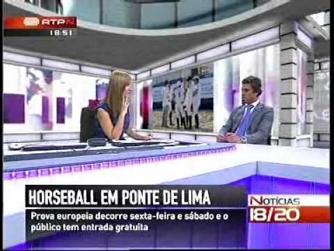 Reportagem da RTPN sobre o Torneio Internacional de Horseball, com os campeões de quatro países e...