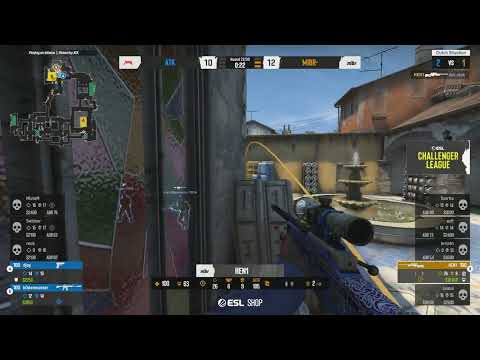 HEN1 clutch de campeão - MIBR vs ATK | ESL Challenger