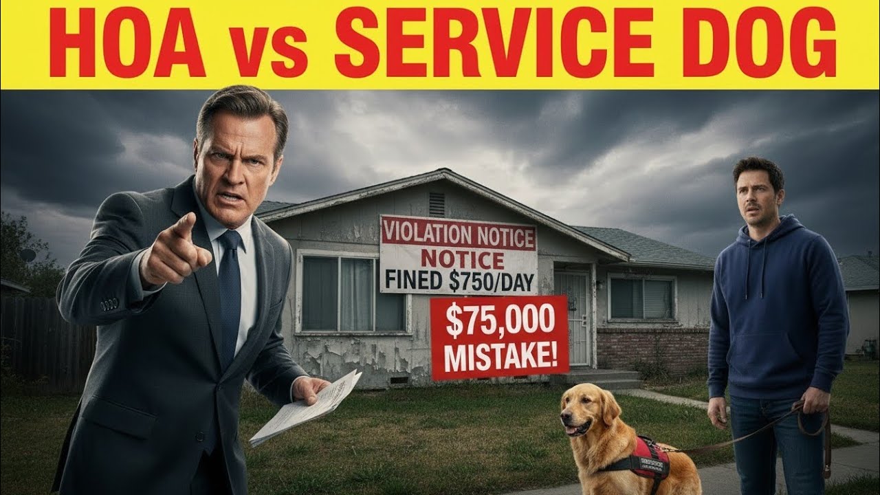 HOA Fined Me $750 a Day for My Service Dog — They Didn’t Expect This
