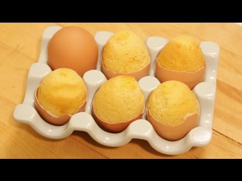 How to Make a Cake Inside an Actual Egg