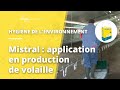 Application de l'asséchant litière Mistral en production ...