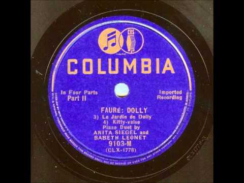 Faure: Dolly Suite (Siegel & Leonet, 1934)