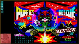 Puppies Rescue : Homebrew from 2025 - on the ZX Spectrum 128K !! with Commentary