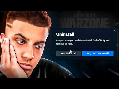 I uninstalled Warzone