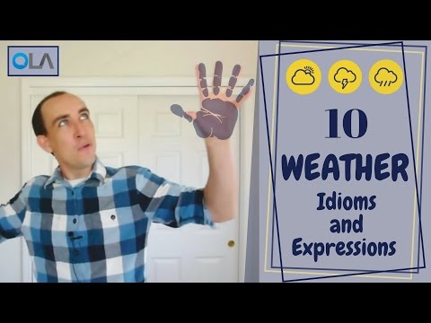 10 English Weather Idioms and Expressions | Speak English Like A Native