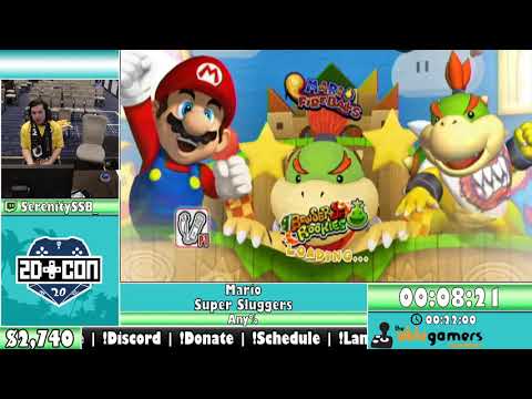 Midwest Speedfest 2019 - Mario Super Sluggers (any%) by SerenitySSB_