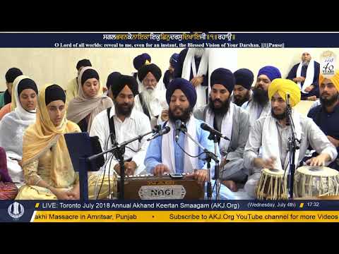 050 Toronto July 2018 - Wednesday Evening - Bhai Simratpal Singh Jee Ludhiana