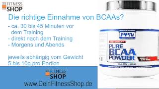 Was sind BCAAs und die richtige Einnahme von BCAAs