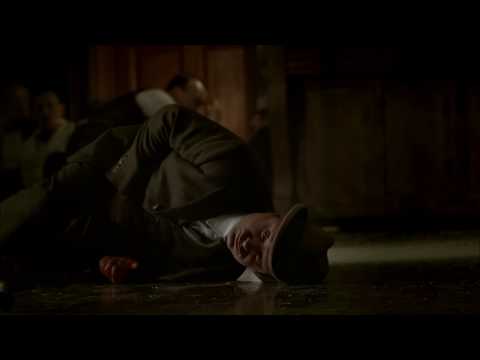 Boardwalk Empire season 1 - Eli Thompson gets shot by the D'Alessio brothers at Nucky's casino
