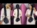 Lambe Balo Ki Fold Short Braid Kese Banaye How To Make Fold Braid Hairstyle Longhairs Viral
