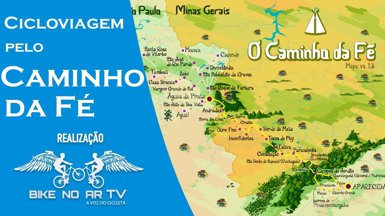 Cicloviagem pelo Caminho da Fé com a equipe de Arapongas-PR