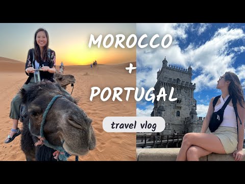 morocco sahara desert camel trek + portugal vlog