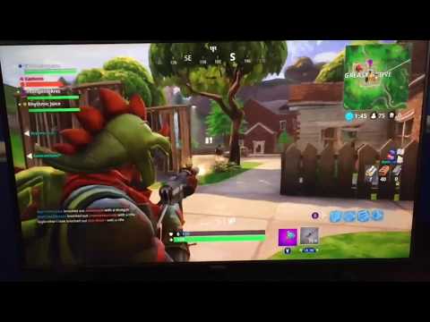 Fortnite highlights- T-Rex Massacre!