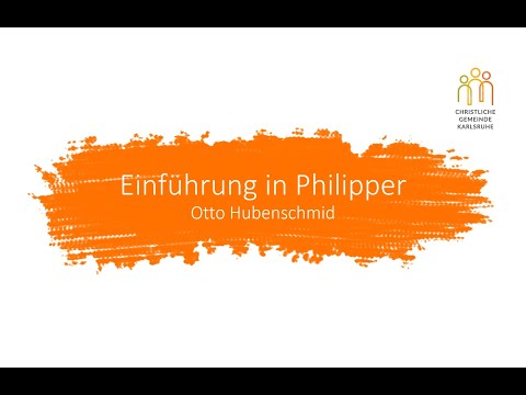 Einführung Philipper | Otto Hubenschmid