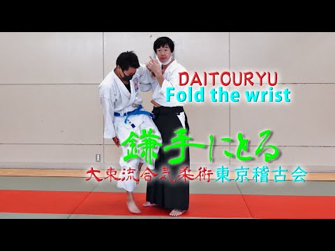 【関節技】一挙動で手首を極める！強烈なパワーが出せる秘訣とは？　東京稽古会317 鎌手にとる　大東流合気柔術