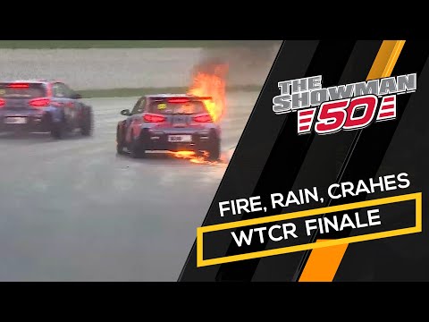 Fire, rain, crash. Finale WTCR 2019 with Tom Coronel in the Cupra TCR