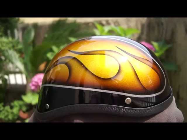 CUSTOMPAINT DUCKTAIL-HELMET