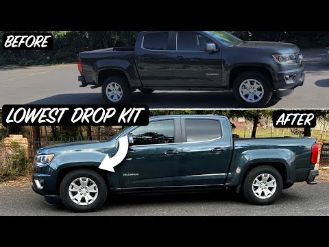 Lowering 2018 Chevy Colorado | 3" Front/4" Rear (BellTech Street Performance Lowering Kit)