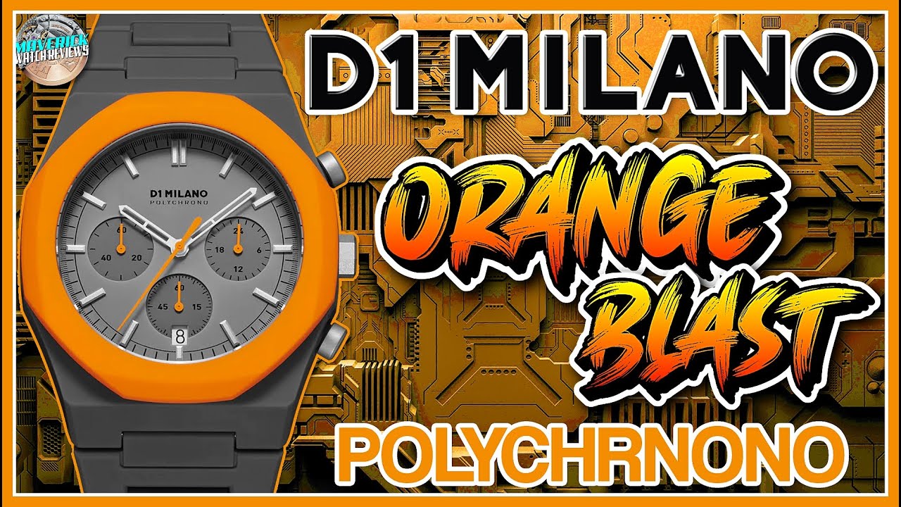 D1 Milano Polychrono Orange Blast | My Favorite New Microbrand!