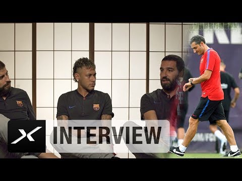 Neymar, Gerard Pique und Arda Turan begeistert von Ernesto Valverde | FC Barcelona | Athletic Club