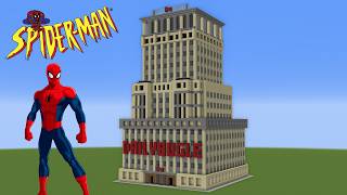 How To Build The Daily Bugle Building In Minecraft &quot;Spiderman&quot; Skyscraper Tutorial