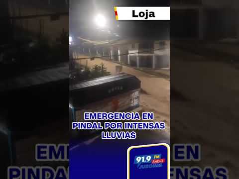 Emergencia en Pindal por intensas lluvias