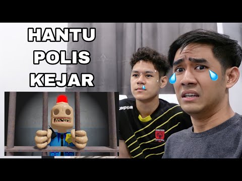 HANTU POLIS KEJAR 😭 ESCAPE SIREN COP'S PRISON SCARY OBBY ROBLOX 👻