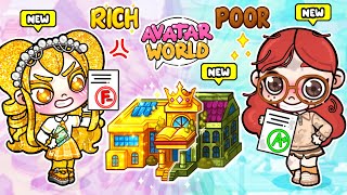 Good Poor School Vs Bad Rich School 😇😈🏫 | Avatar World Story | Pazu