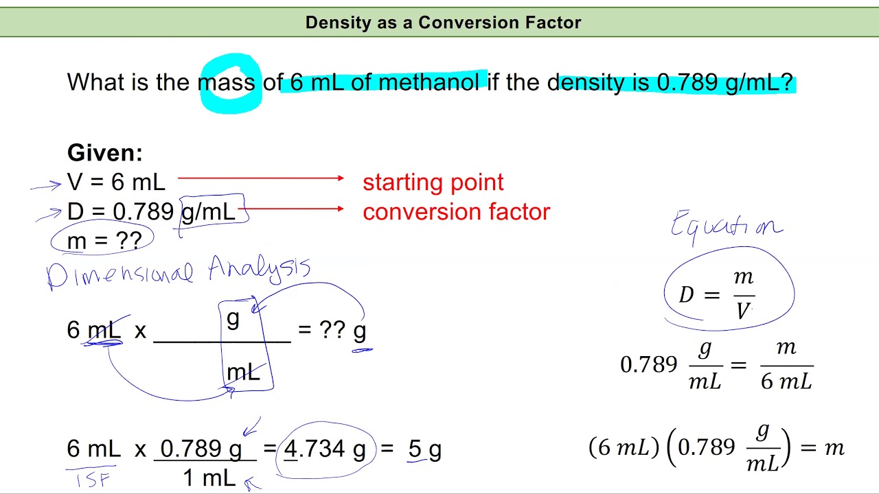 Chem 121 Lecture 1G Density