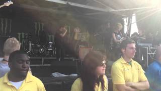 Crossfaith - Ghost In The Mirror (feat. Caleb Shomo) Warped Tour 2015 Tinley Park, Illinois