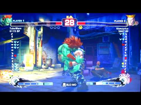 SSF4 [XBL] Newegg Wanfest Online Tournament vs TuboWare 6.27.2010 Match 1a