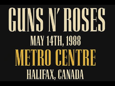 Guns N’ Roses – Live in Halifax, Canada – May 14, 1988 (Fan-Filmed)