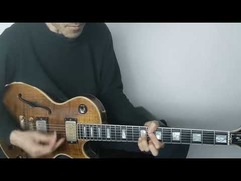 You Stepped Out of A Dream - Jazz Guitar Comping (Melody and Chords)