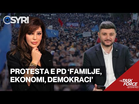 TASK FORCE/ Protesta e PD, 'familje, ekonomi, demokraci'