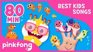 If Sharks Are Happy and more | +Compilation | Baby Shark | Pinkfong Songs for Children