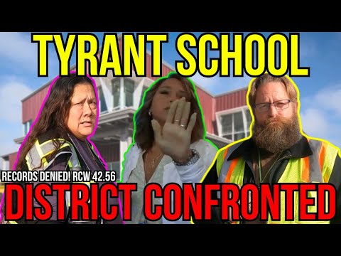 TYRANT SCHOOL DISTRICT BLOCKS TRANSPARENCY — CONFRONTED ON SCENE!