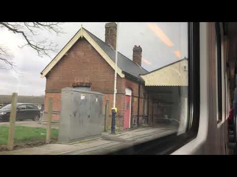 On-board journey on a South Western Railway Class 444 from Wareham to Poole | 29/12/19