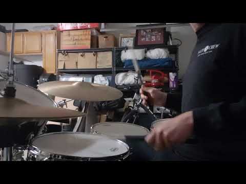 8th note bass drum groove with variations