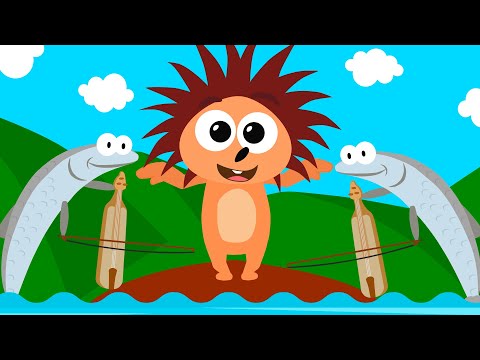 Piki Dansı Karadeniz | Hamsi koydum Tavaya | Kirpi Piki | Çizgi Film Çocuk | Bebek Şarkıları