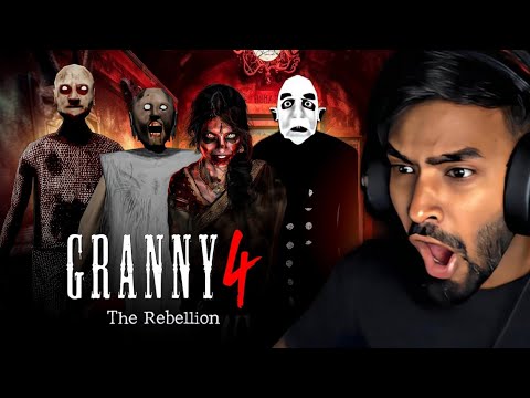 CAN I ESCAPE FROM GRANNY HAUNTED HOUSE | TECHNO GAMERZ HORROR GAME | TECHNO GAMERZ