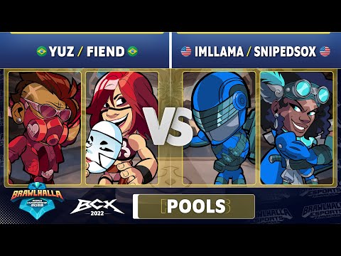 yuz & Fiend vs. ImLlama & SnipedSox - Pools - Brawlhalla World Championship 2022